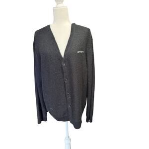 CARHARTT Work In Progress Manford Cardigan in Black Sz Small